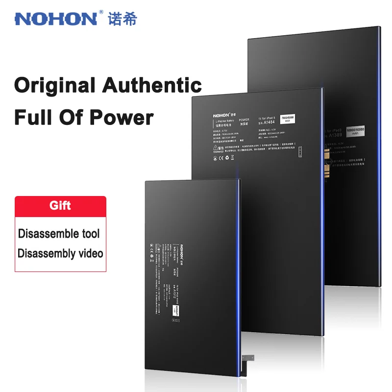NOHON Аккумулятор для планшета Apple iPad 6 Air 2 A1566 A1567 A1547, сменный аккумулятор 7340 мАч, аккумулятор высокой емкости+ Бесплатные инструменты