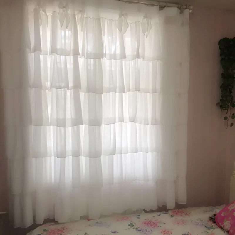 Шифоновые занавески 2 шт. 150x220 см роскошные шторы на окна спальни для гостиной