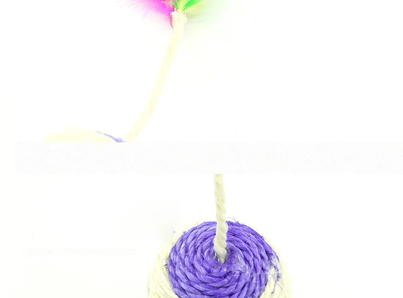 Кошка котенок игрушка роликовый сизаль Когтеточка Смешные для кошек и котят