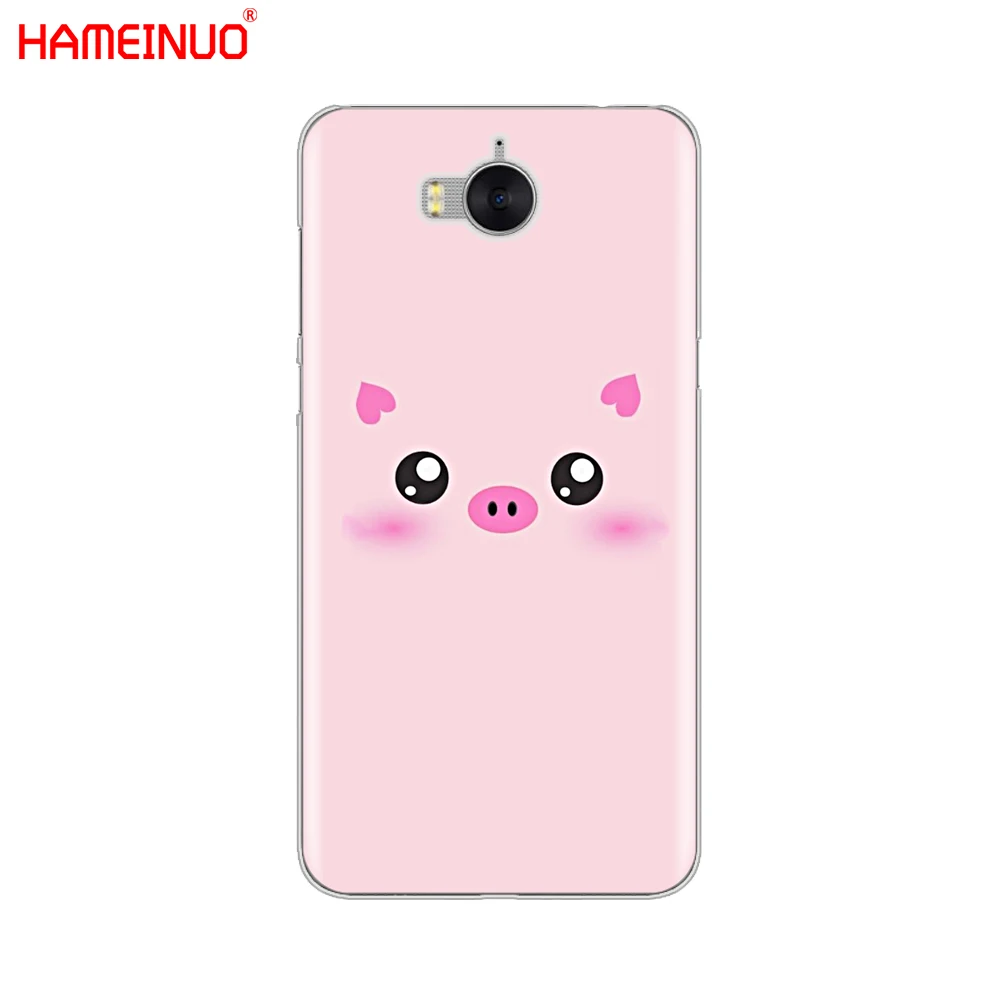 HAMEINUO Забавный Милый милый чехол для сотового телефона в виде свиньи huawei honor 3C 4X 4C 5C