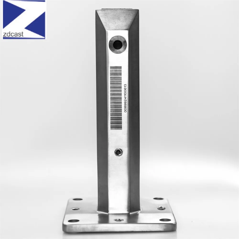 Дуплекс 2205 нержавеющая сталь квадратный бассейн забор стеклянные шпильки |