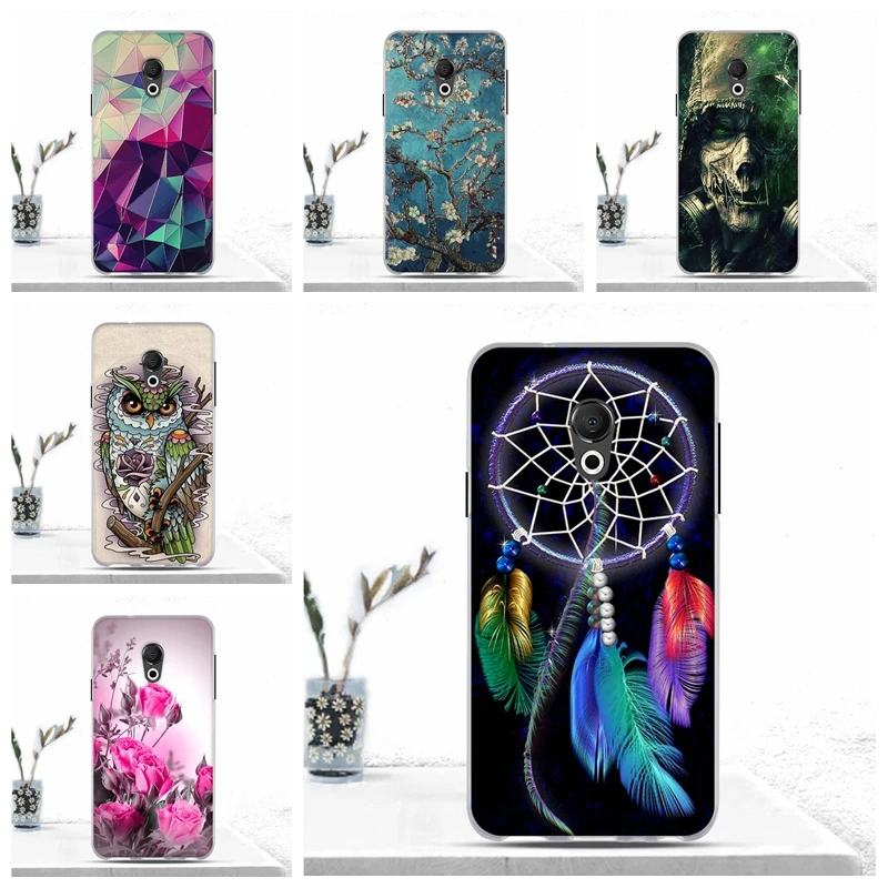 Силиконовый чехол накладка из мягкого ТПУ для Meizu 15 Lite/M15 Роскошный Fundas Coque