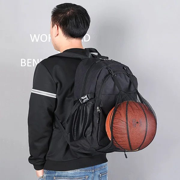 Мужской баскетбольный рюкзак с usb портом для зарядки водонепроницаемая сумка