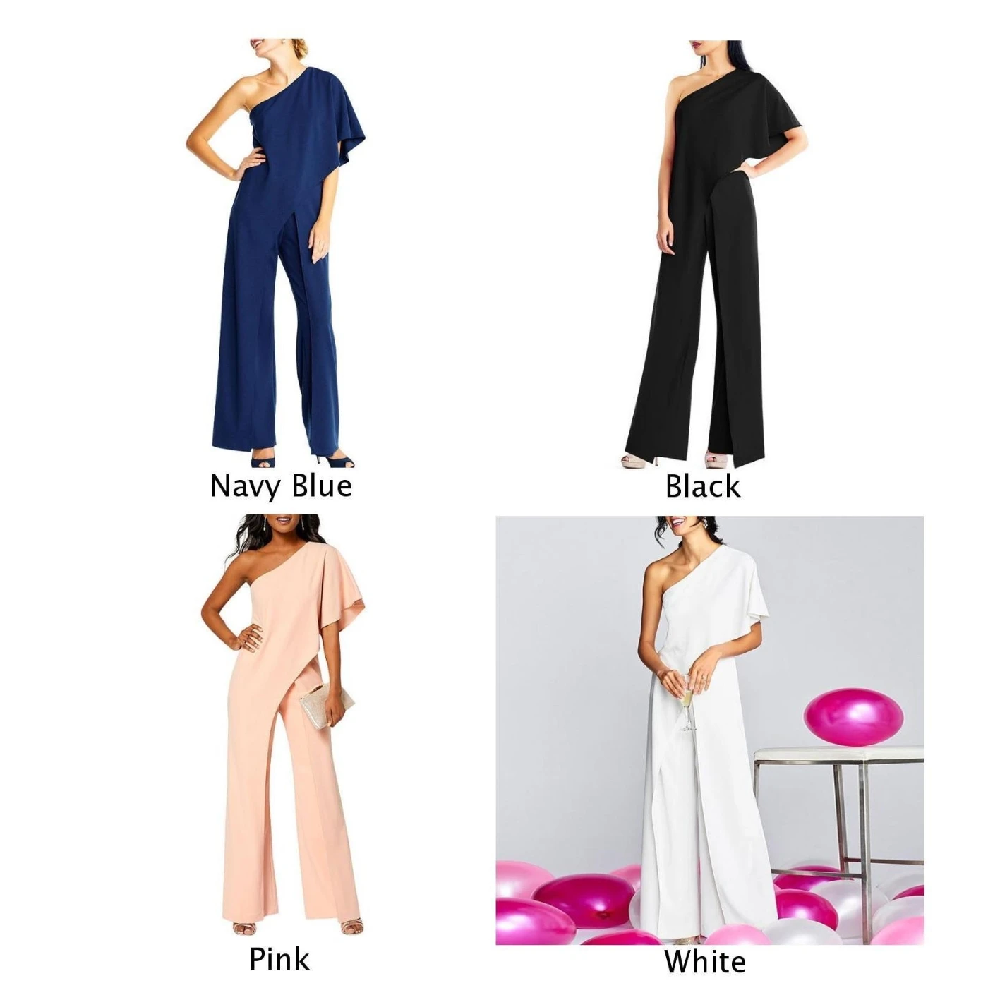 Брюки Клубная одежда с рюшами коктейльный деловой женский комбинезон палаццо