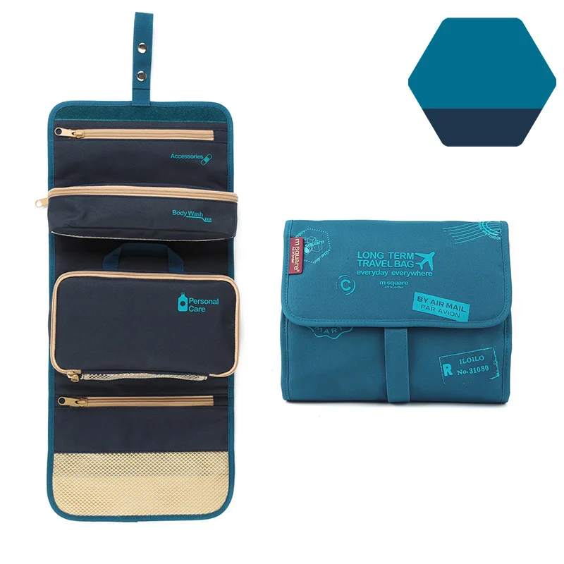 travel cosmetic bag for women men unisex high quality waterproof oxford big capacity makeup bags toiletries organizer storage | Багаж и