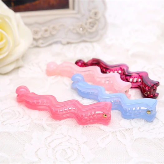 Цельные заколки-клипсы в форме банана заколки для волос аксессуары женщин и