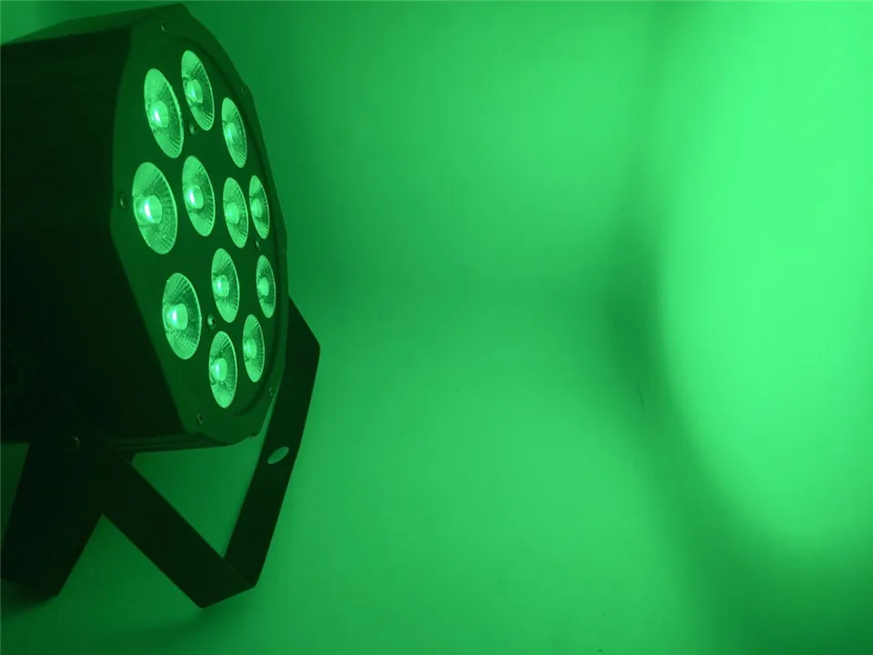 Светодиоды Par 12x12 W RGBW 4 в 1 LED di Lusso 8 Canali DMX Flat dj dmx luci светодиода/лот | Лампы и