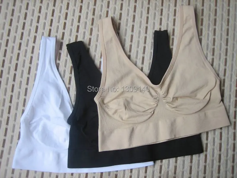 wholesale 100pcs ahh bra unlined women seamless bra genie bra without pads (opp bag packing)