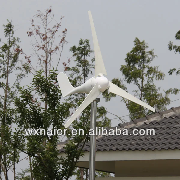 Ветрогенератор типа горизонтальная ось ветротурбинный генератор 200 Вт|wind turbine