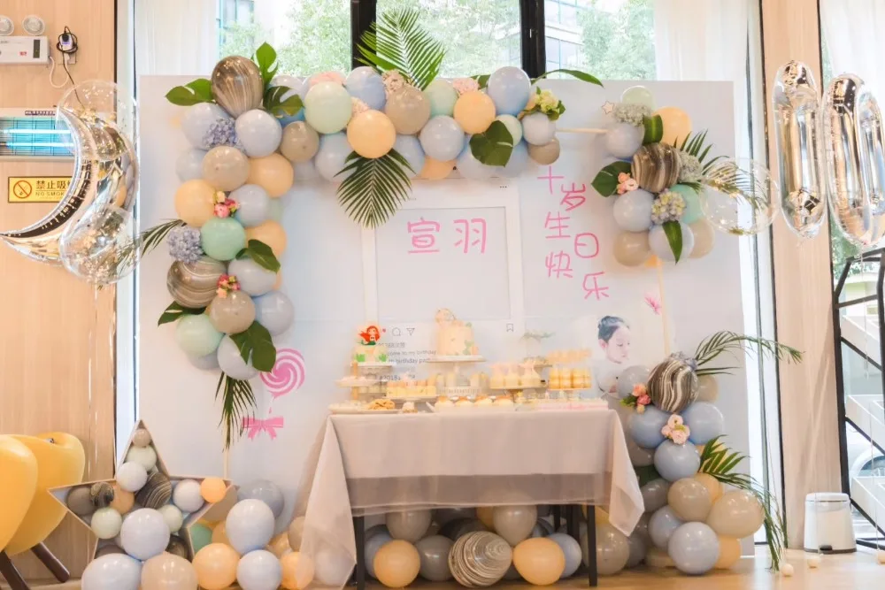 10pcs wedding room decoration 2.2 g matt thick imitation beauty balloon birthday holiday party ins | Дом и сад
