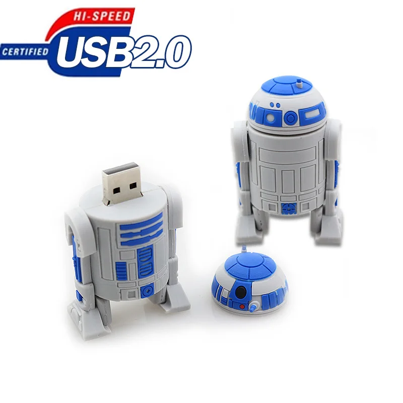 Флеш накопитель Amthin Usb 8G флеш Star wars 32g 16g R2D2 bb8 Darth Vinda 8g 4g Maul Bounty Hunter Usb2.0 карта