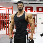 Мужские майки без рукавов Muscleguys, летние однотонные хлопковые мужские майки для спортзала, майки, одежда для бодибилдинга, майки для фитнеса