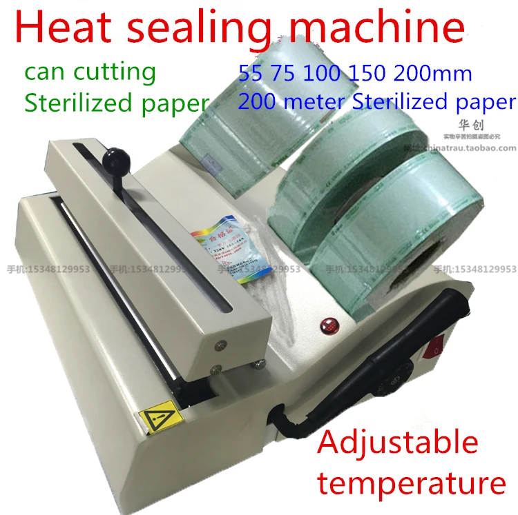 Wrapping machine sealer Medical heat sealing machine Dental sealing machine sterilization package Disinfection Sterilized paper