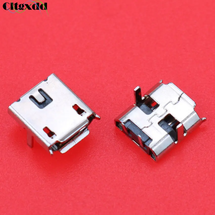 Cltgxdd 1 шт. Micro USB 2pin B Тип SMT гнездовой разъем для мобильного телефона 2 pin хвостовой