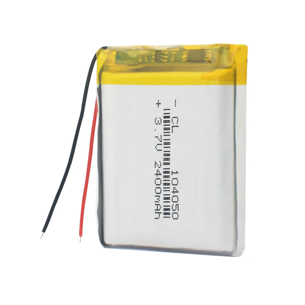Аккумуляторная батарея 2/4 Li ion Polymer Po 3 7 В 2400 мА/ч 1/104050 шт. батареи для солнечной