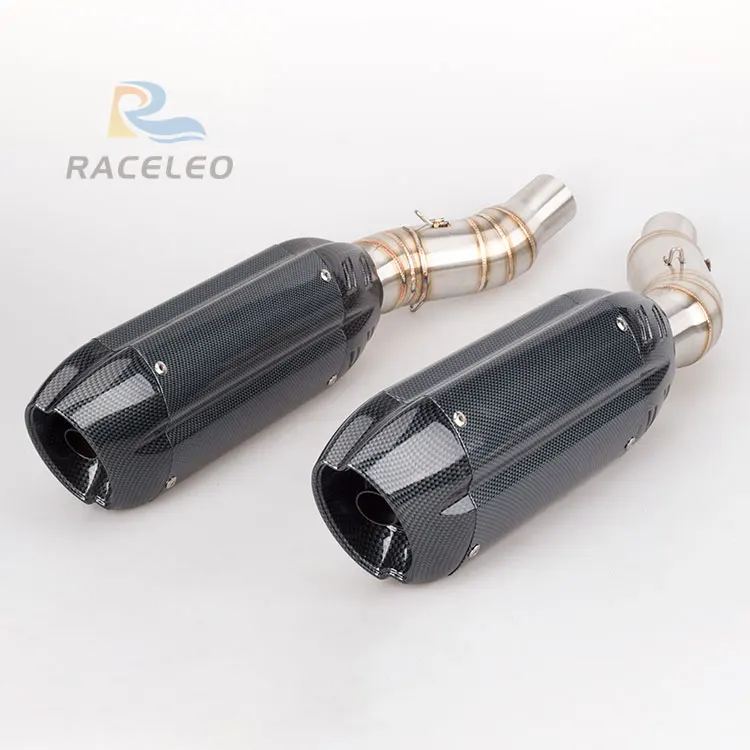 

motorcycle exhaust pipe motorcycle muffler z1000 exhaust with link pipe z1000 mid pipe 2010-2016 with two sides exhaust
