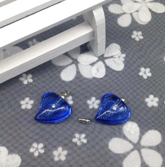 100 шт. оптом винтовая крышка изгибающееся сердце флакон кулон Мини бутылочка для