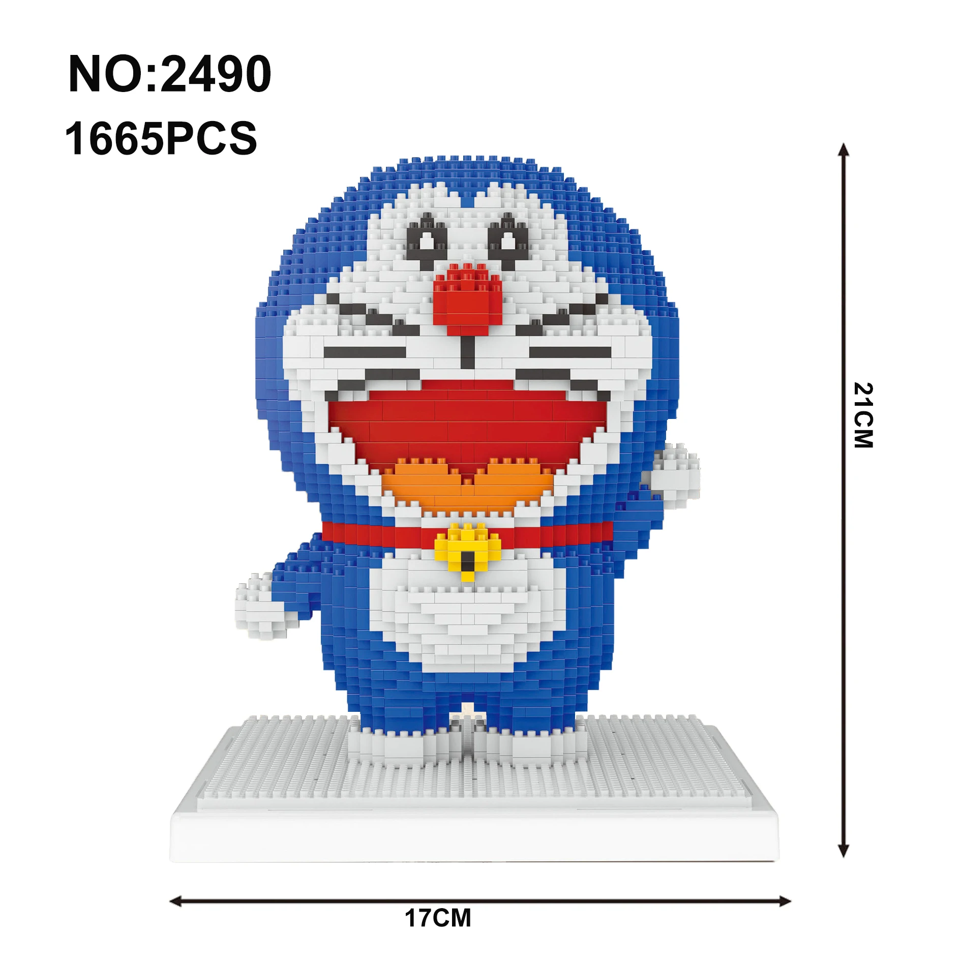 Модель строительные блоки Doraemon серия мультфильм juguetes Аниме фигурки собранные мини-конструктор развивающий игрушки для детей Подарки