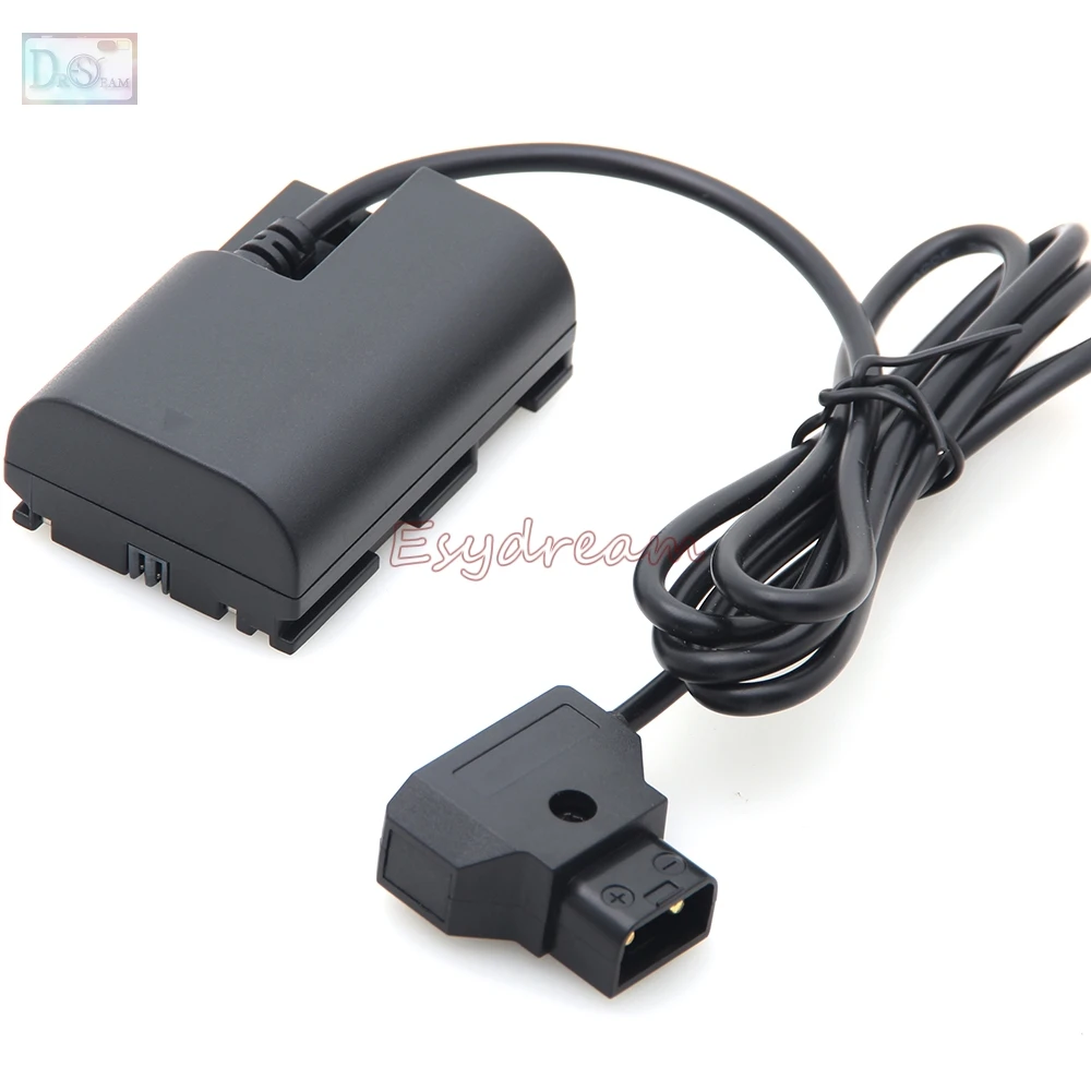 

D-Tap to LP-E6 Dummy Battery DC Coupler Power Cable Adapter for Anton Bauer & Canon EOS 5D Mark II III IV 7D 80D 70D 60D 6D