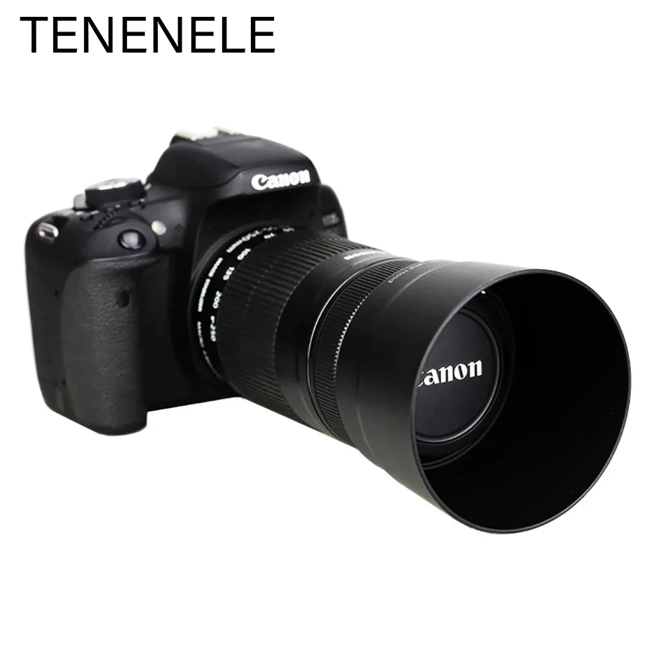 ET 63 бленда объектива камеры аксессуары для Canon EF S 55 250 мм F/4 5.6 IS STM байонетное