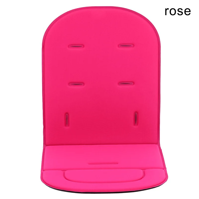 Универсальная подушка для детской коляски однотонный дышащий коврик