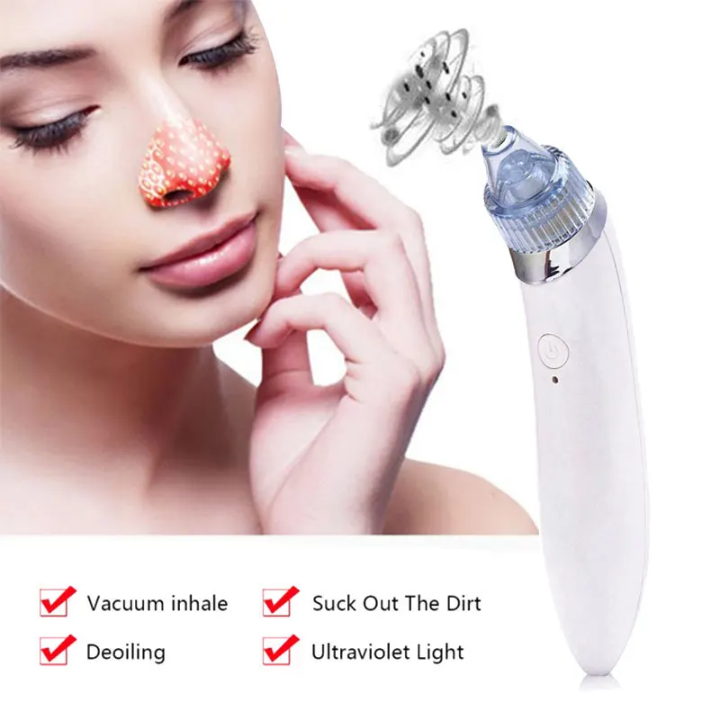 

White ABS Blackhead Cleaner Effective Beauty Health Blackhead Removal Equipment Fast Beauty Acne Cleaner Fashion Clear