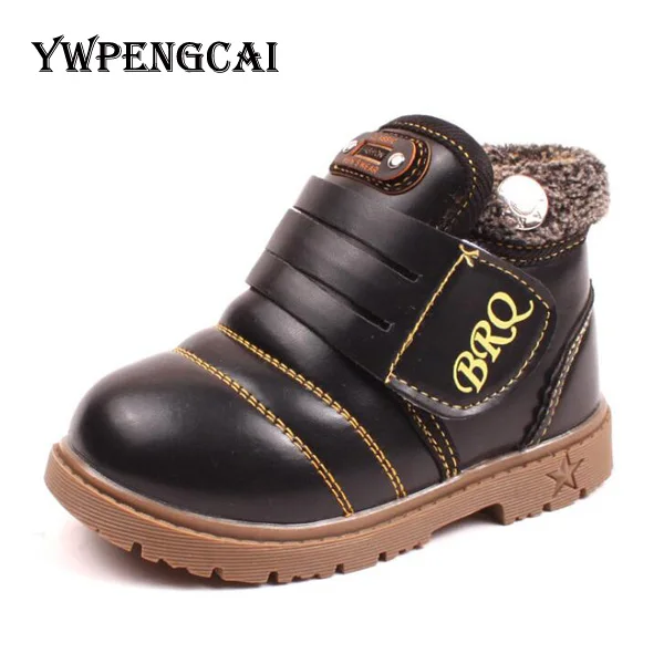 Зимние теплые детские ботинки размер 21-30 плюшевые меховые зимние мягкие