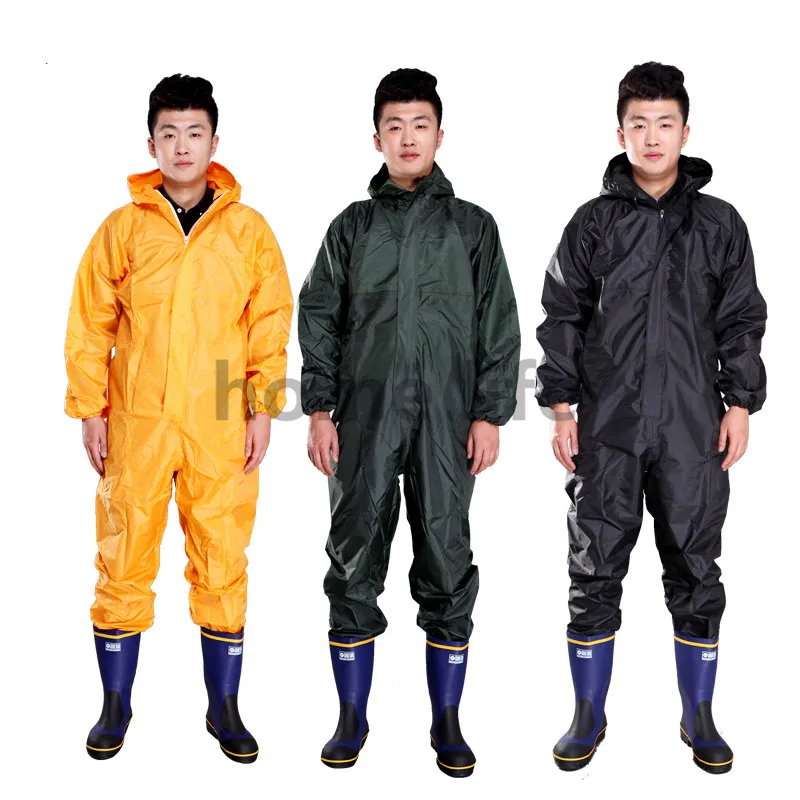 Fashion motorcycle raincoat Waterproof and oil proof/dust proof /Conjoined raincoat/overalls fission rain suit coat | Дом и сад