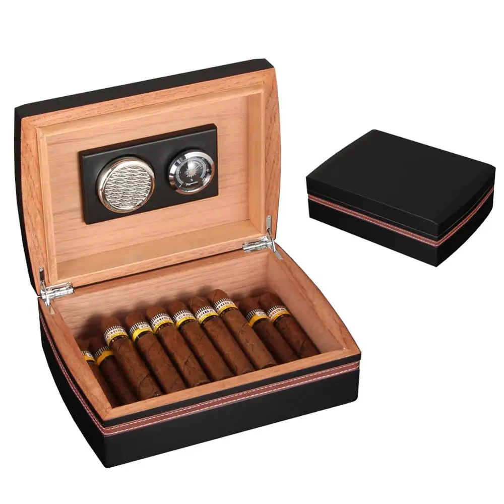 GALINER Cedar Wood дорожная коробка для сигар с гигрометром увлажнителя сигары
