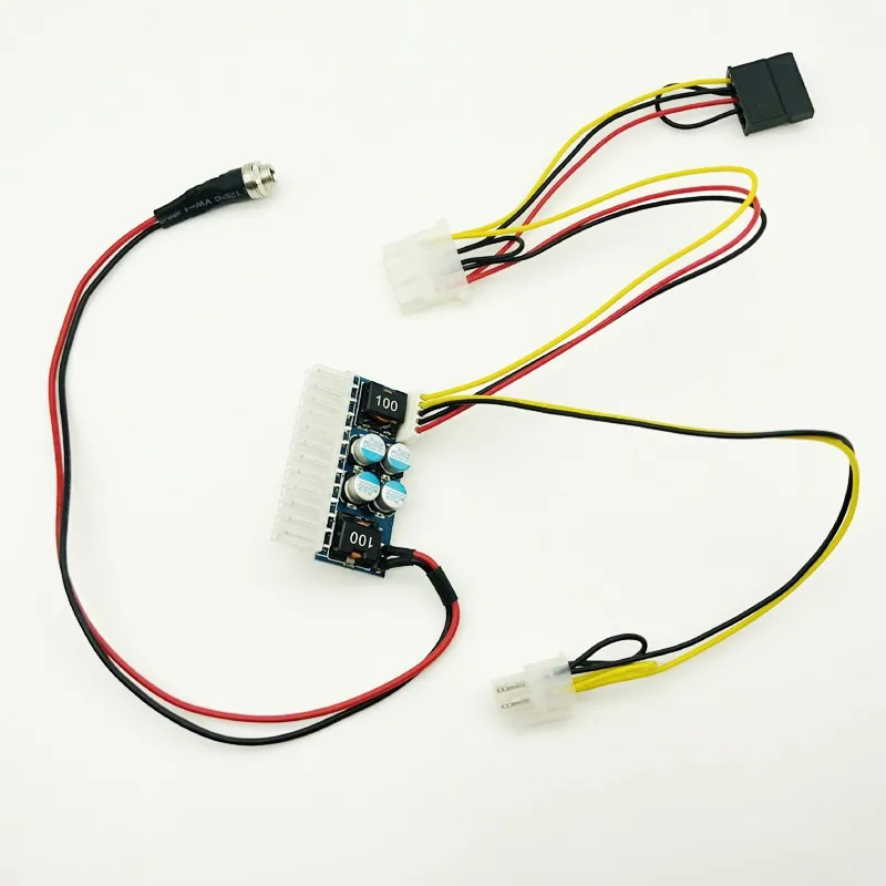 Блок питания ATX для компьютера 24pin DC 12V вход 160W пиковый выход переключатель блок Pico