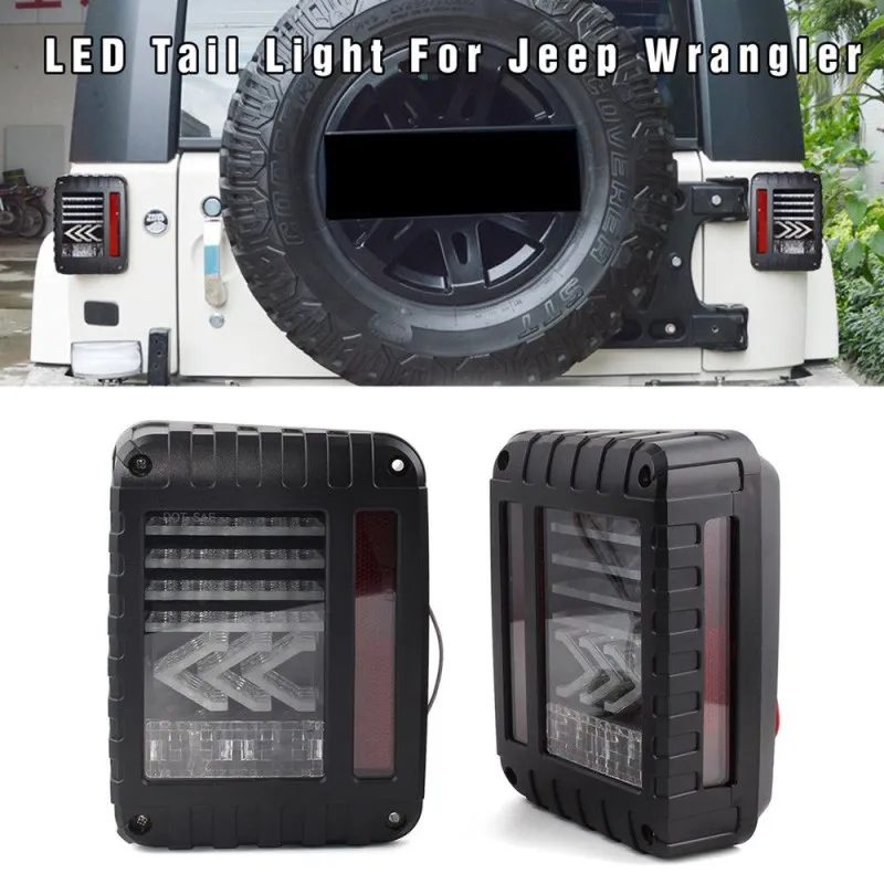Suparee US/EU 2шт Авто 12В светодиодный задний светильник s в сборе для Jeep Wrangler JK ходовой