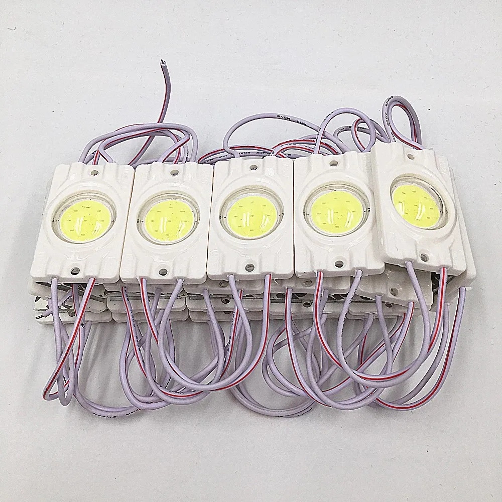 LED Module 2.4W COB backlightfor Advertisement Design Modules Super Bright Lighting DC12V waterproof 20pcs/lot warm /white | Освещение
