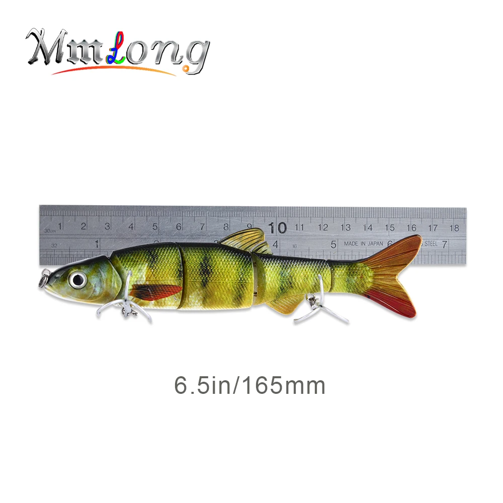 Ммлонг 16 5 см Мульти соединенная Swimbait рыболовная приманка AL12B 39 г жесткие воблер