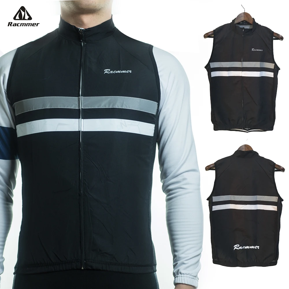 

Racmmer 2020 Windbreaker Windstopper Sleeveless Cycling Jersey Clothing Bicycle Bike Windproof Maillot Chaleco Ciclismo 9 Colors