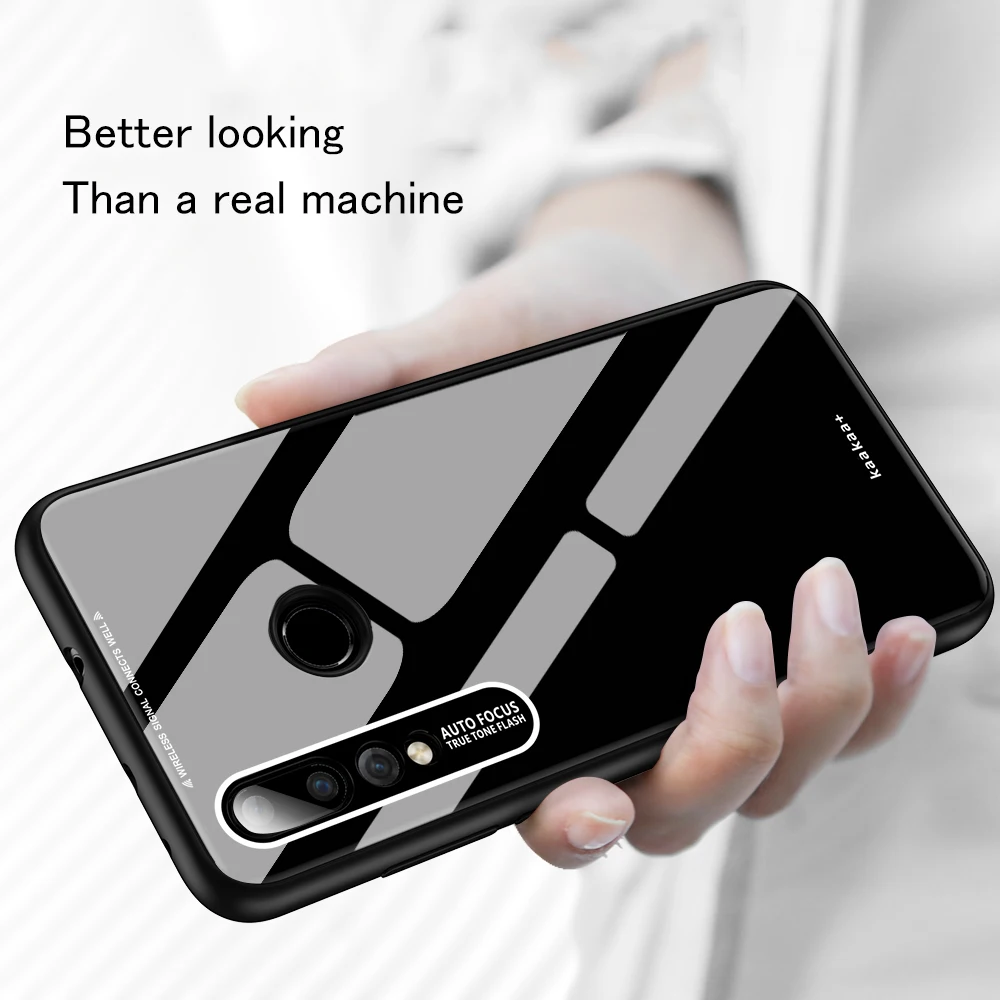 Роскошный стеклянный чехол для телефона Huawei P30 P20 Pro Lite Mate 20 20X из плексигласа Nova 3 3i