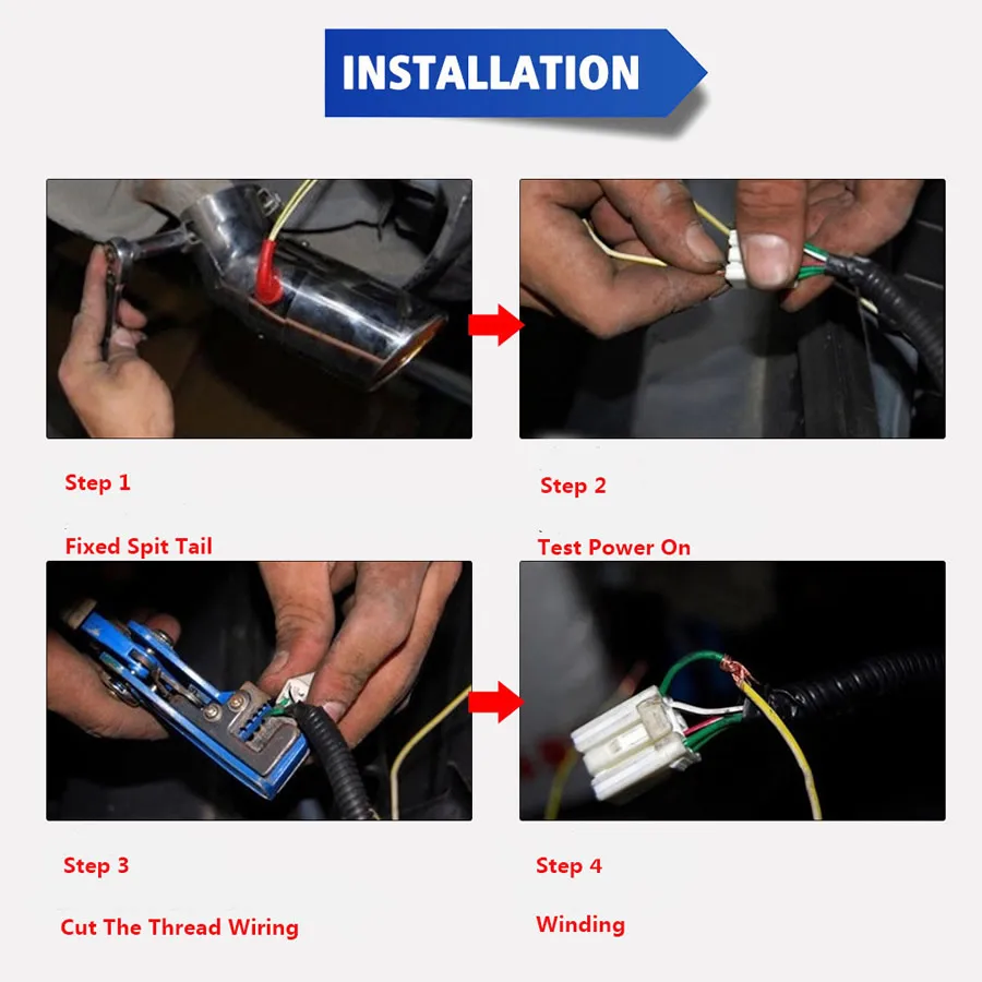 Автомобильный Универсальный глушитель из нержавеющей стали огнеупорный хвост