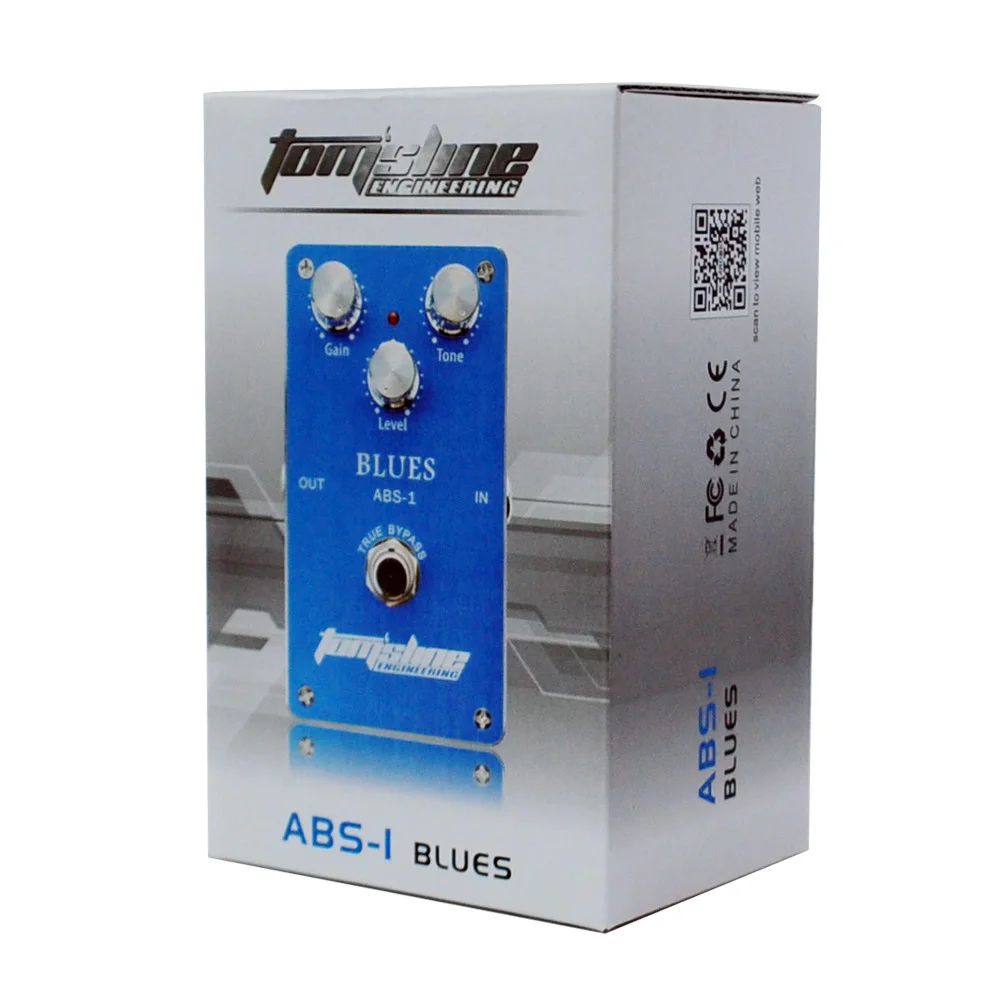 

Aroma ABS-1 Blues Distortion Electric Guitar Effect Pedal Aluminum Alloy Housing True Bypass