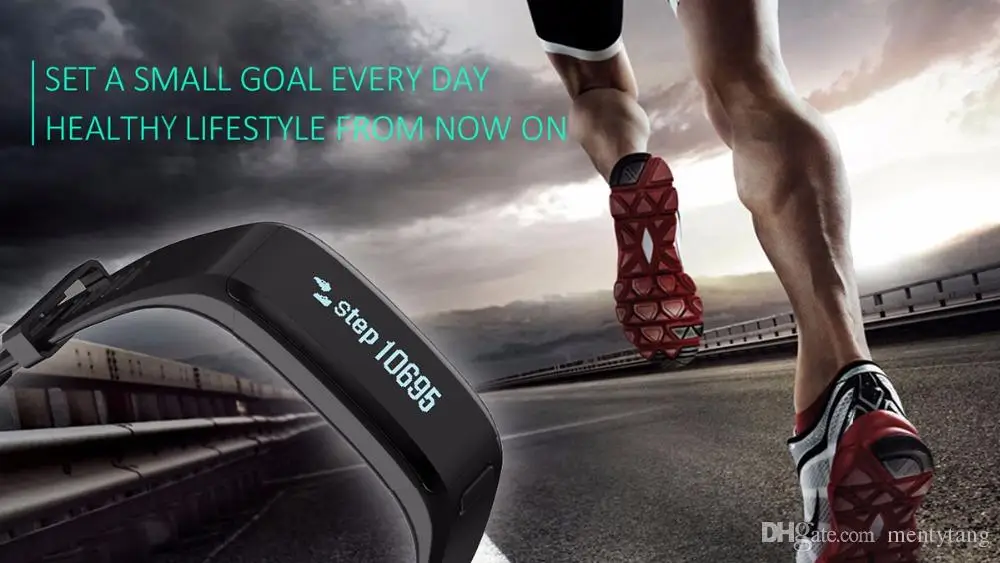 Новый Лидер продаж! F1 SmartBand Водонепроницаемый силиконовой лентой Спортивные