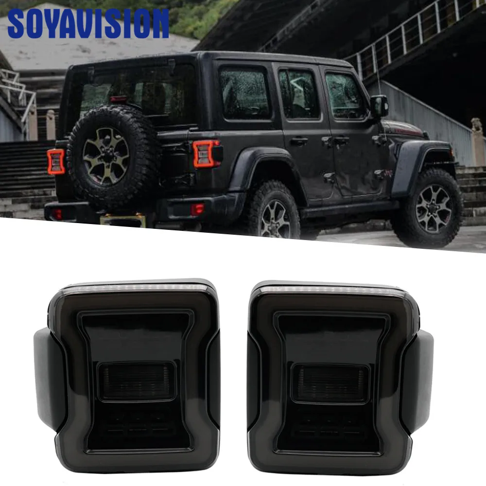 Новый светодиодный задний светильник s Wrangler JL стоп сигнал заднего хода Задний