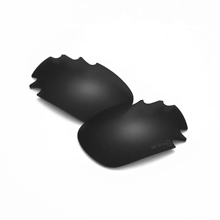 Черный Walleva Mr. Щит с высоким уровнем Класс Замена поляризованных линз для Oakley Jawbone(вентилируемый) солнцезащитные очки 2 цвета - Цвет линз: Черный