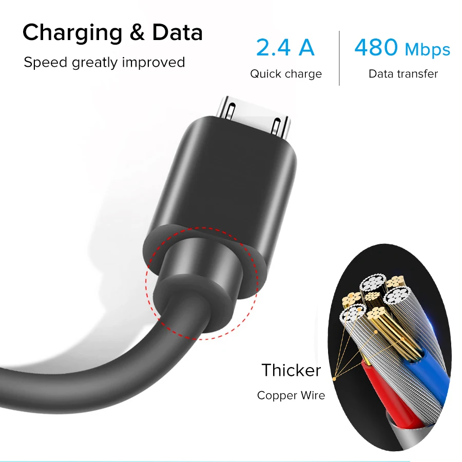 SUPTEC 4 шт usb type C кабель для Xiaomi Redmi Note 7 провод для быстрого заряда type-C кабель для зарядки телефона для samsung huawei P20 Lite