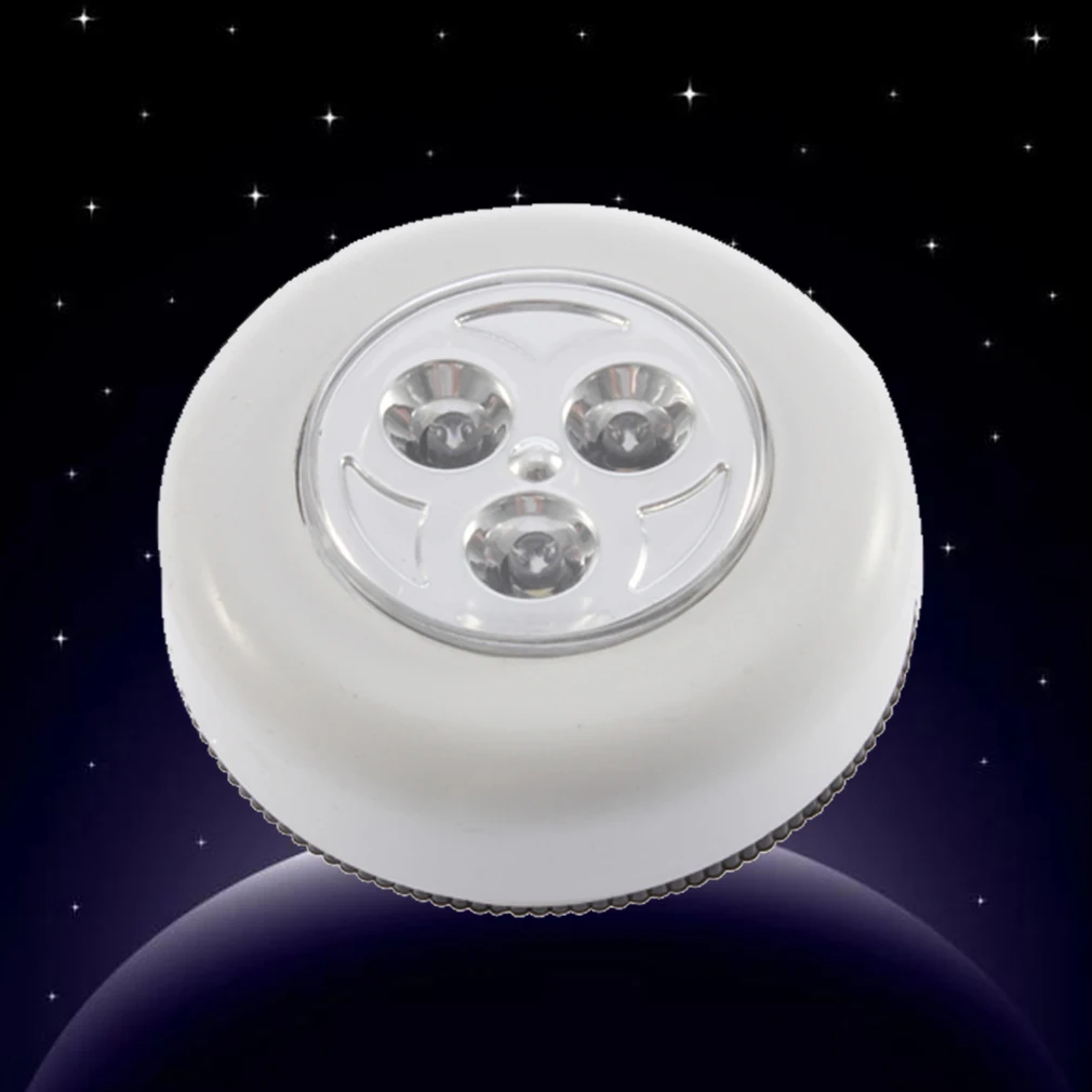 ICOCO Mini 3 LED беспроводная палка с батарейным питанием Сенсорное ночное освещение