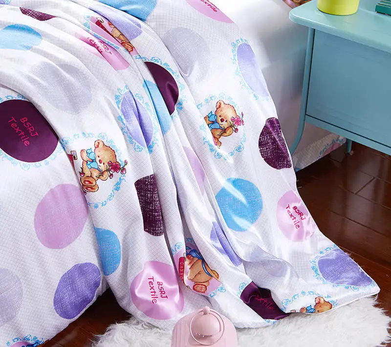 Атласные шелковые бриллианты наборы пододеяльников двойные полноразмерные