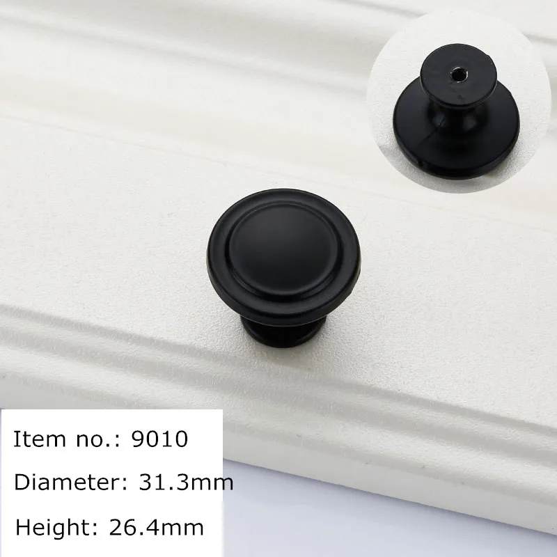 

Ручки для шкафов черные алюминиевые