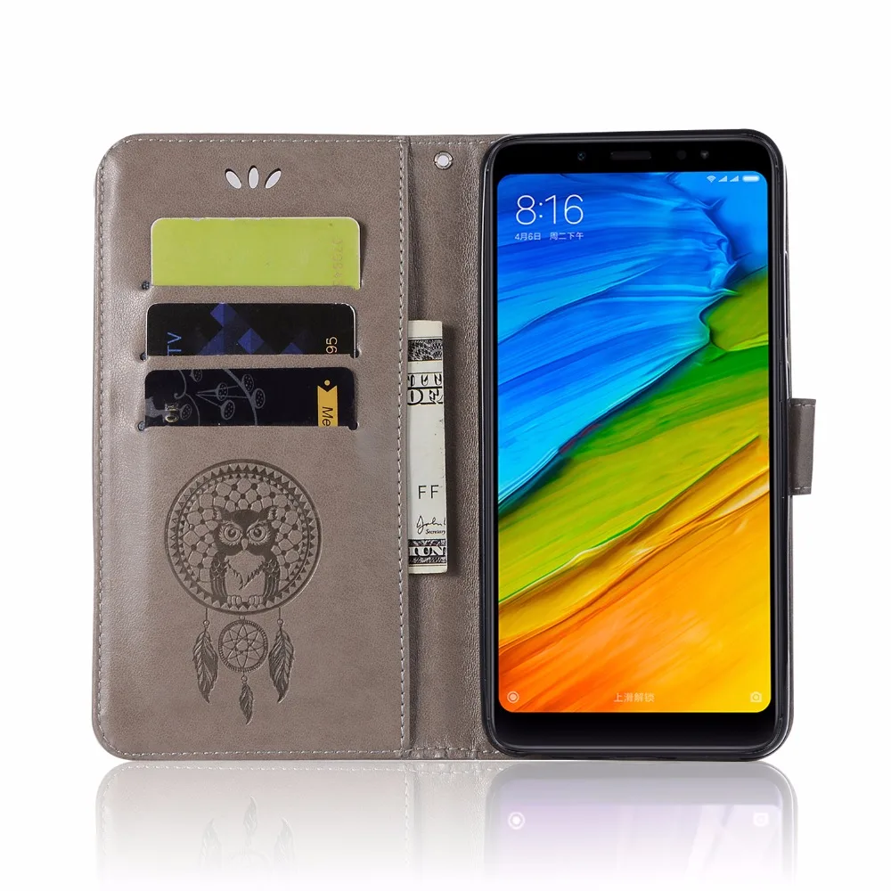 Чехол для телефона Xiaomi Redmi S2 5,9", Чехол из искусственной кожи, 3D тиснение, Сова, ветровой колокол, откидной чехол, чехол для Xiaomi Redmi S2 s 2 RedmiS2