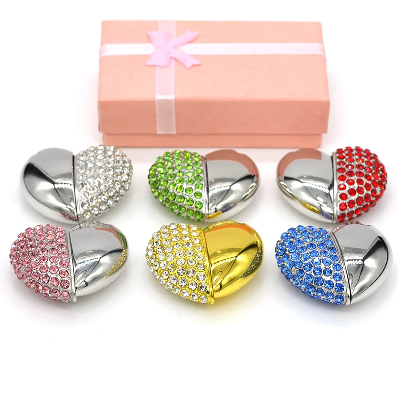 Real Capacity Lover's Gift Beautiful Heart USB Stick 4GB 8GB 16GB 32GB 64GB Pen Drive Flash Memory Disk 128 | Компьютеры и офис