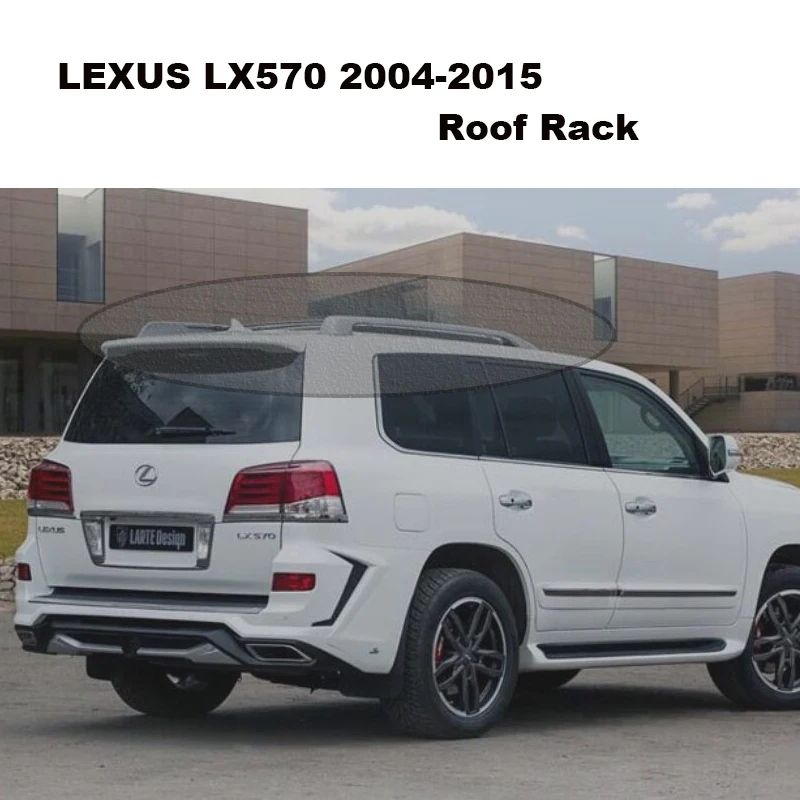 Автомобильный багажник на крышу багажные стойки для LEXUS LX570 2004 2015 Высокое
