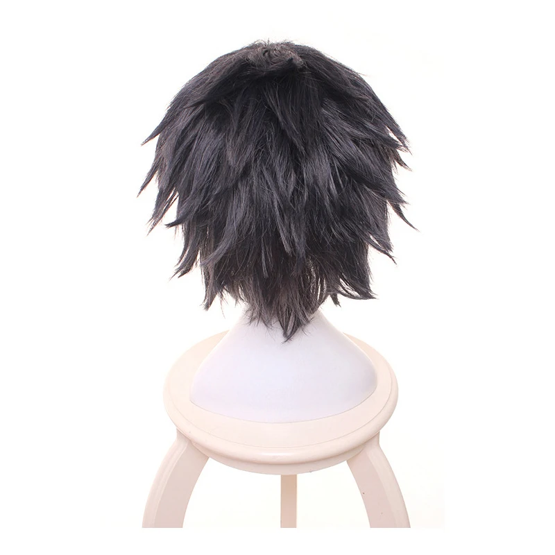 FF15 FFXV Noctis Lucis Caelum костюм короткий парик Серый косплей волос + шапка|Игровые