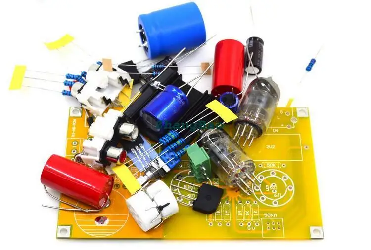 Комплект предусилителя стерео вакуумных труб PRT-01A-6J1