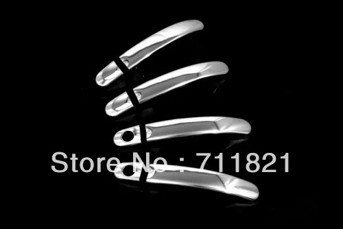 Стайлинг автомобиля хромированная крышка дверной ручки из АБС-пластика для